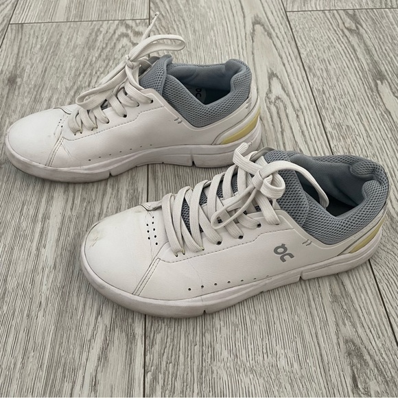 On Cloud Women’s Shoes The Roger Advantage . White/Rose. Size US6 - Picture 6 of 11